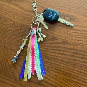 Moonstone Crystal Travel Hugs Keychains,Car Charms,Purse Charms